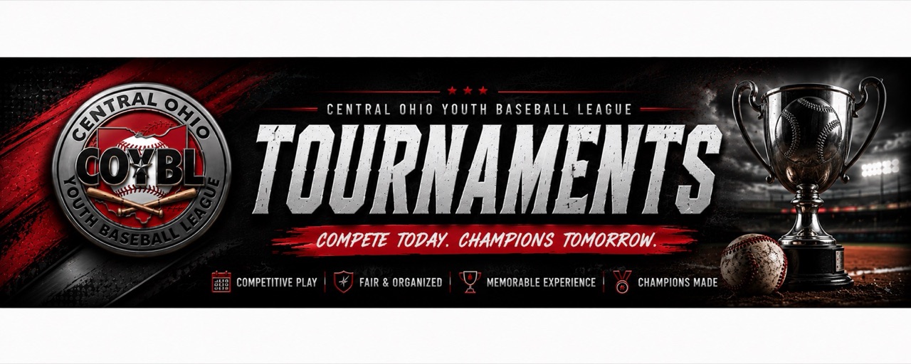 Tournaments, Central Ohio Youth Baseball League